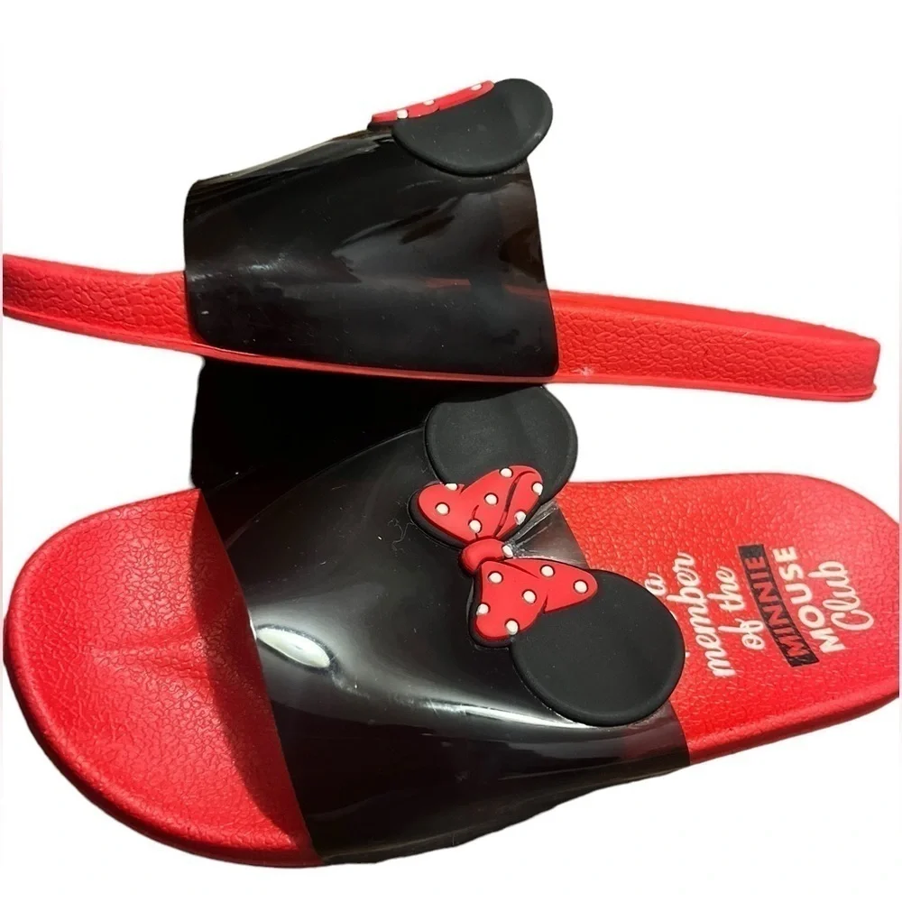 EUC Disney Store Minnie Rocks the Dots Sliders Sz 2/3
